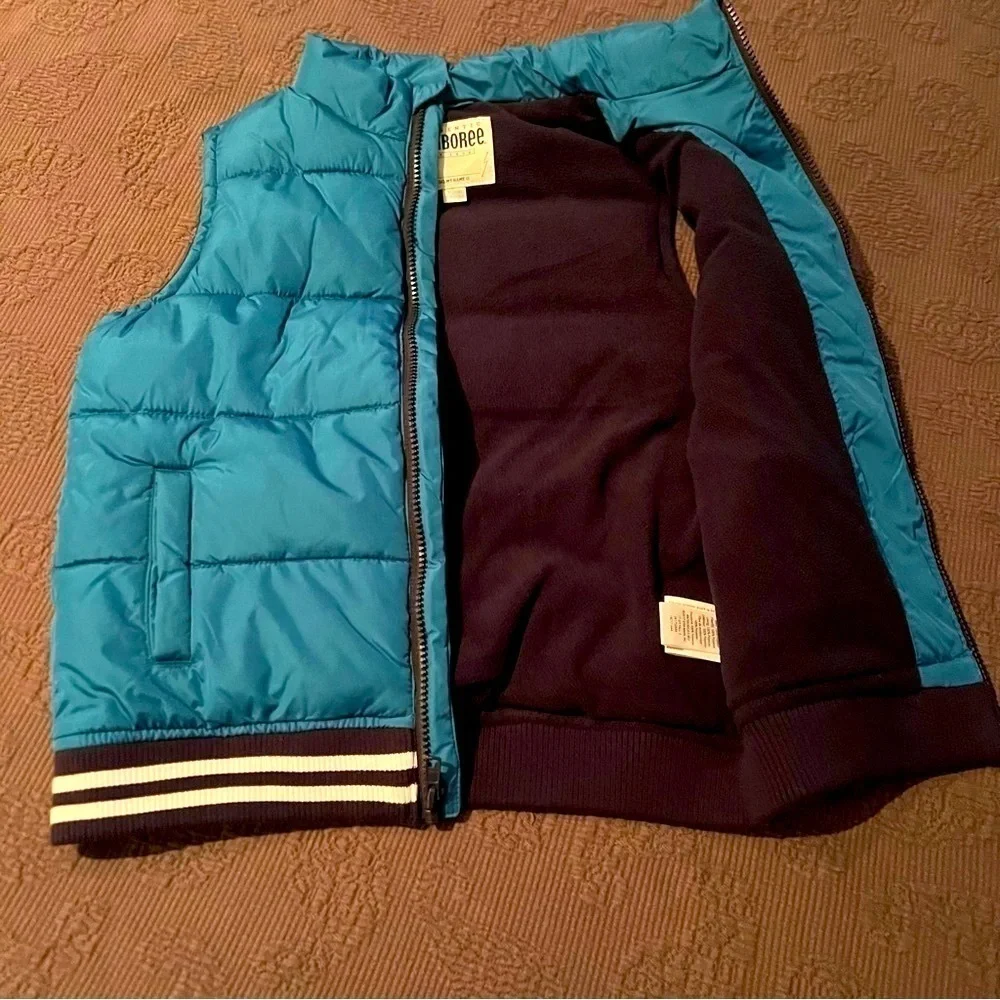 KID’S Teal Puffer Vest and Jogger Pants Set